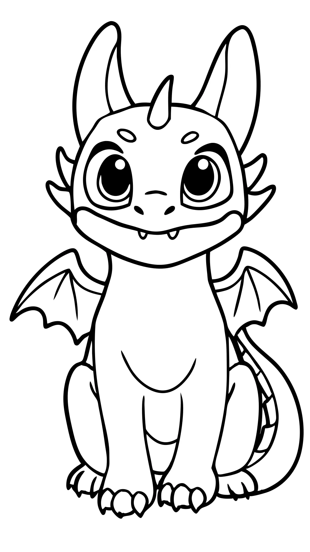 how to train your dragon coloring page